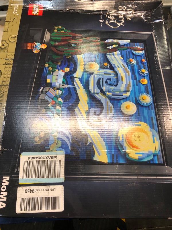 Photo 1 of LEGO Ideas Vincent Van Gogh - The Starry Night 21333 Building Set for Adults (2316 Pieces) Standard Packaging