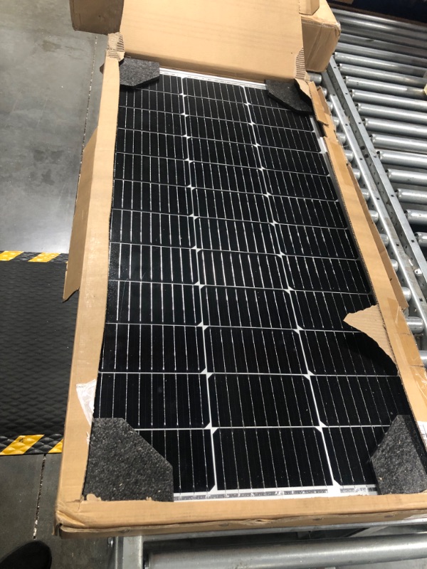 Photo 3 of HQST 100 Watt 9BB Monocrystalline Solar Panel with 40 Amp Bluetooth Lithium MPPT Solar Charge Controller 12V 24V for Off-Grid RVs, Motorhomes, Cabins, Marine, Boats