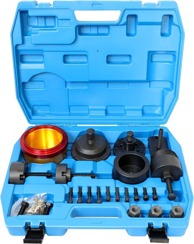 Photo 1 of DPTOOL Crankshaft Seal Removal Kit,Crankshaft Front and Rear Oil Seal Remover and Installer Kit Compatible with BMW N40 N42 N45 N45T N46 N46T N52 N53 N54 N55 Engine for 10 models engine