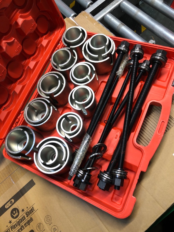 Photo 4 of DAYUAN 27pc Universal Press and Pull Sleeve Kit Bush Bearing Removal Insertion Tool SetB07SQTB4JB
