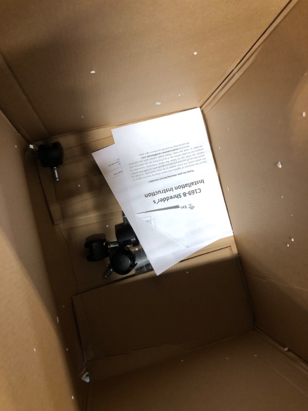 Photo 1 of Bonsaii 15-Sheet Office Paper Shredder, 40 Mins Heavy Duty Shredder for Home Office, Crosscut Shreder with Anti-Jam System & P-4 High Security Supports CD/Credit Cards/Staple,5 Gal Pullout Bin C169-B 1 5 Sheet-40 mins