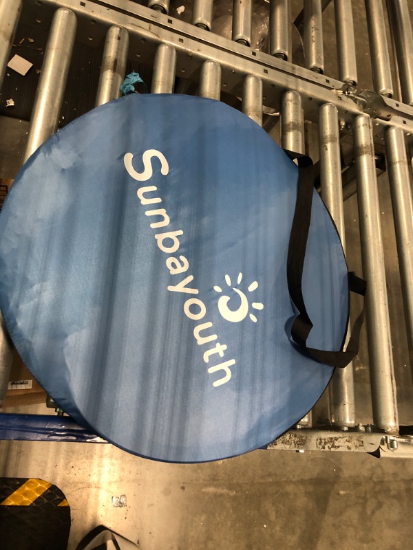 Photo 1 of Beach Tent, Sunba Youth Beach Shade, Anti UV Instant Portable Tent Sun Shelter, Pop Up Baby Beach Tent, for 2-3 Person Blue