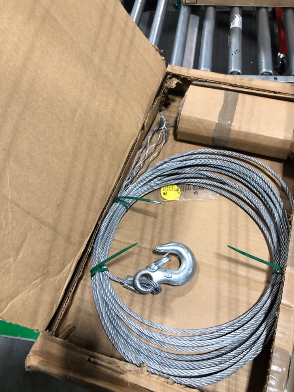 Photo 3 of Fulton (WC325 0100) 3/16" x 25' Winch Cable with Hook