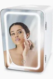 Photo 1 of PERSONAL CHILLER 6L Mini Skincare Fridge Warm or Cooler, Portable LED Fridge for Makeup, Skincare, Snacks, & More