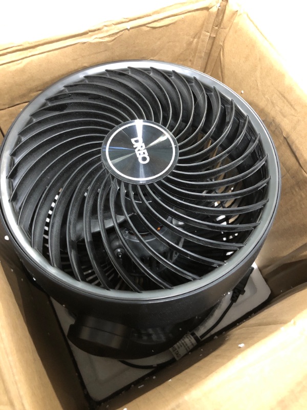 Photo 3 of Dreo Fans for Home Bedroom, Table Air Circulator Fan for Whole Room, 9 Inch, 70ft Strong Airflow, 120° adjustable tilt, 28db Low Noise, Quiet, 3 Speeds, 2023 New Desk Fan for Office, Kitchen, Home