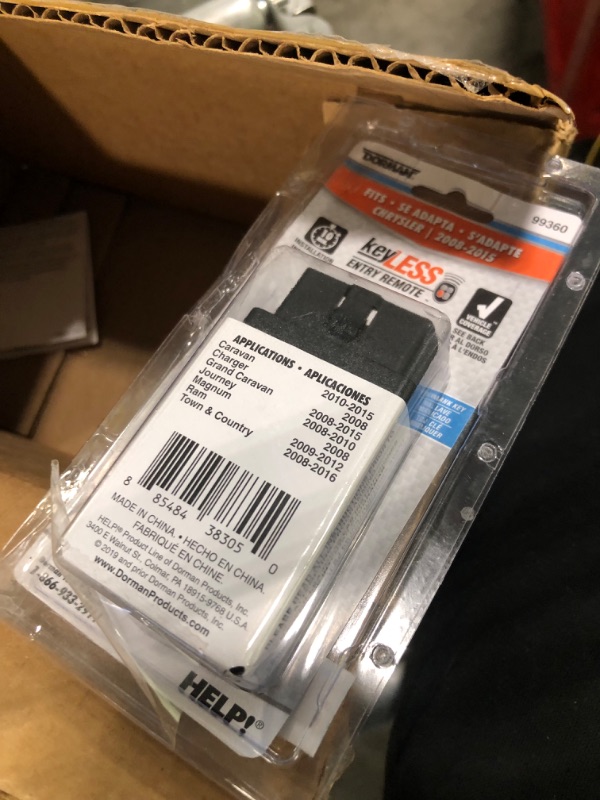Photo 1 of Dorman 99360 Keyless Entry Remote 3 Button Compatible with Select Chrysler / Dodge / Ram Models (OE FIX)