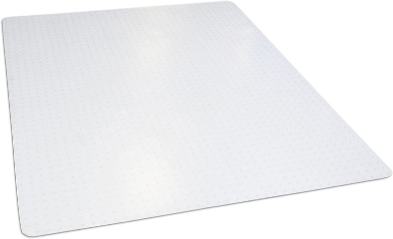 Photo 1 of 46"x 60" Clear Rectangle Office Chair Mat For Low Pile Carpet, Made In The USA, BPA And Phthalate Free, C532003G