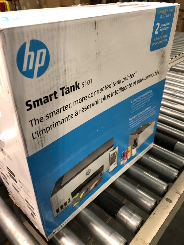 Photo 2 of HP Smart-Tank 5101 Wireless All-in-One Ink-Tank Printer with up to 2 Years of Ink Included (1F3Y0A),White