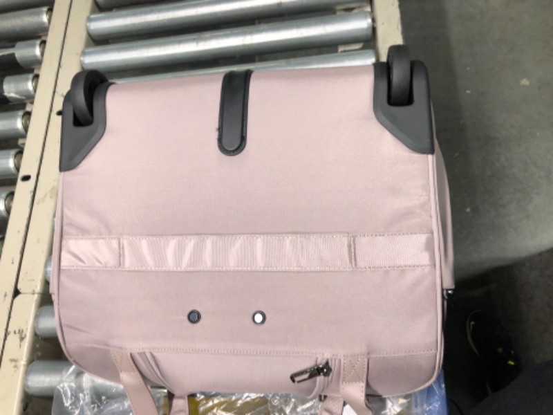 Photo 1 of VANKEAN Rolling Laptop Bag Women with Wheels, 15.6 Inch Rolling Briefcase for Women, Water Repellent Overnight Rolling Computer Bag with RFID Pockets for Travel Business Work School, Light Dusty Pink