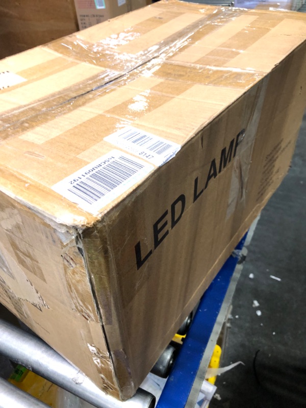 Photo 2 of Lightdot 6 Pack LED High Bay Shop Light, 2FT (Large Area Illumination) 150W 21500LM [Eqv.600W MH/HPS] 5000K Daylight Linear Hanging Light for Warehouse, Energy Saving Upto 5600KW*6/5Yrs(5Hrs/Day)