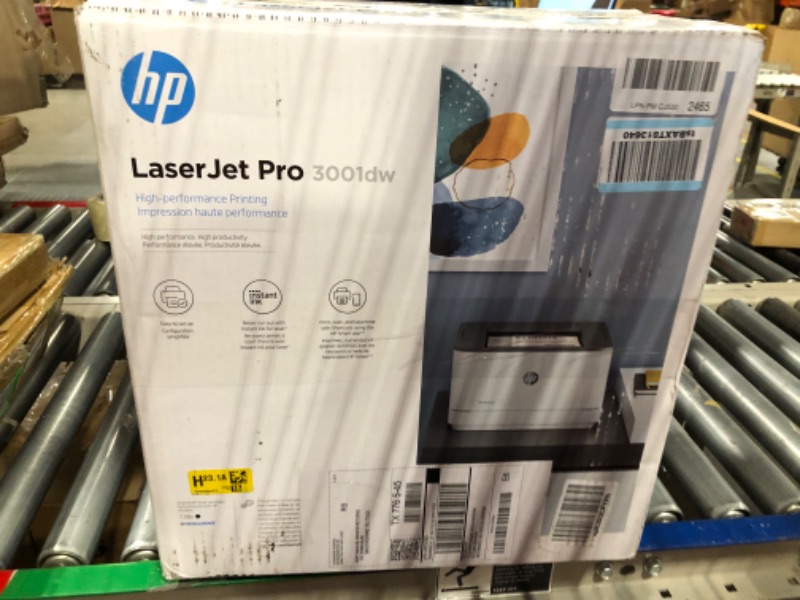 Photo 2 of HP LaserJet Pro 3001dw Wireless Black & White Printer