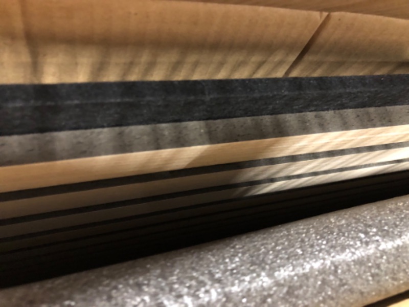 Photo 1 of Acoustic Wood Wall Panels Slat Panel for Wall with Foam 2PCS Oak 43.3IN Height Oak 1