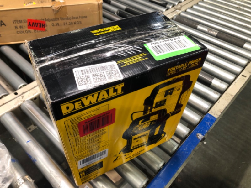 Photo 3 of DEWALT DXAEJ14 Digital Portable Power Station Jump Starter: 1400 Peak/700 Instant Amps, 120 PSI Digital Air Compressor, 3.1A USB Ports, Battery Clamps , Yellow