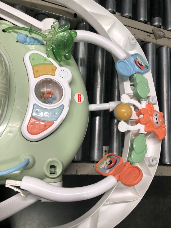 Photo 1 of Fisher-Price Baby Bouncer Spacesaver Jumperoo Activity Center With Lights Sounds And Folding Frame, Puppy Perfection