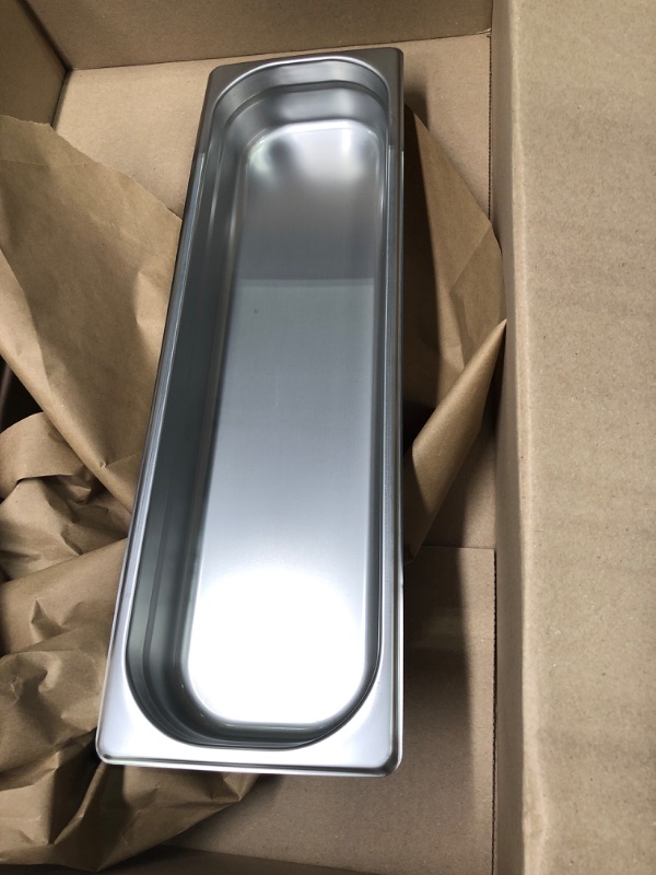 Photo 3 of Winco SPJL-2HL Half-Size Long Steam Table Pan 2-1/2in.