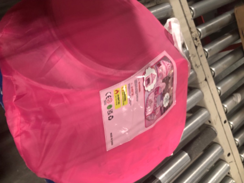 Photo 1 of GeerWest 3PC Princess Tent for Girls with Kids Ball Pit and Crawl Tunnel for Toddlers, Pink Pop Up Playhouse Toys Indoor& Outdoor for Birthday Gifts