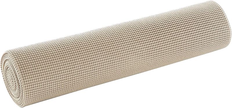 Photo 1 of Amazon Basics Non-Adhesive Shelf and Drawer Liner - Beige, 240 x 20 x 0.1 inches (LxWxH)