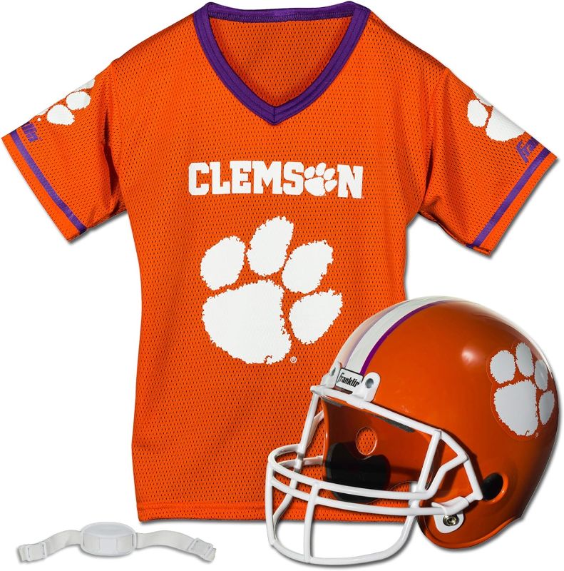 Photo 1 of Franklin Sports NCAA Kids Football Helmet + Jersey Sets - College Uniform + Helmet Sets for Boys & Girls-Toy Kids Costume Set