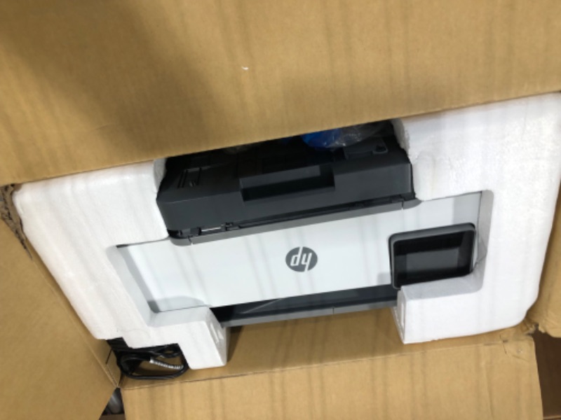 Photo 4 of HP OfficeJet Pro 8034e Wireless Color All-in-One Printer with 1 Full Year Instant Ink,White