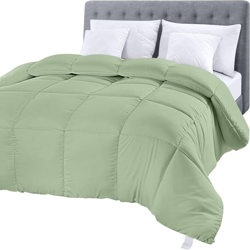 Photo 1 of 
Utopia Bedding Comforter Duvet Insert - Quilted Comforter with Corner Tabs - Box Stitched Down Alternative Comforter (Queen, Sage Green)