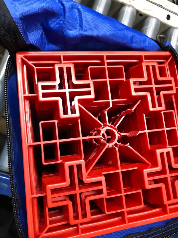 Photo 1 of yosager 10 Pack Heavy Duty Leveling Blocks, Ideal for Leveling Single and Dual Wheels, Camper Levelers, Tongue Jacks, Hydraulic Jacks, Stabilizer Jacks, Red