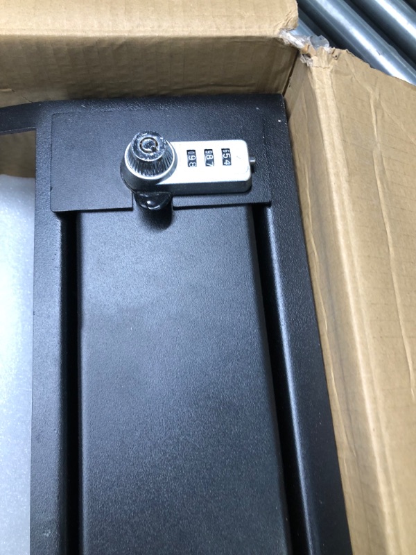 Photo 3 of HECASA Center Console Gun Safe Storage Box Compatible with 2014-2022 Toyota Tundra Powder Coated Steel Replacement for 00016-34174 0001634174 Console Vault