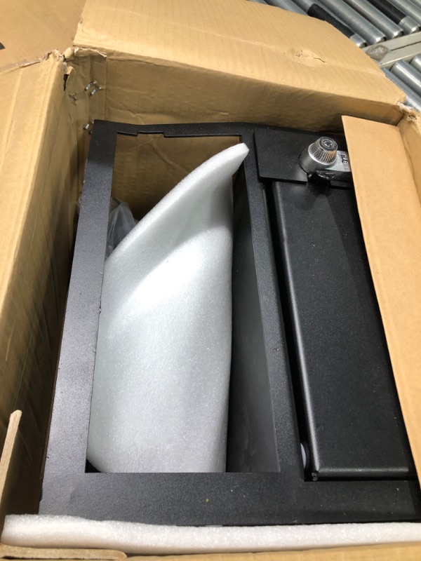 Photo 6 of HECASA Center Console Gun Safe Storage Box Compatible with 2014-2022 Toyota Tundra Powder Coated Steel Replacement for 00016-34174 0001634174 Console Vault