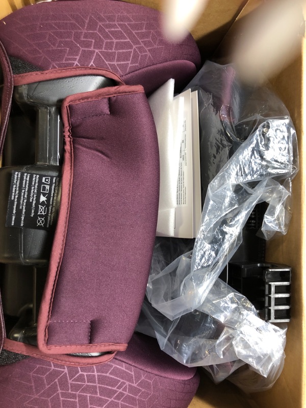 Photo 1 of Diono Monterey 2XT Latch 2 in 1 High Back Booster Car Seat with Expandable Height & Width, Side Impact Protection, 8 Years 1 Booster, Plum 2XT Plum