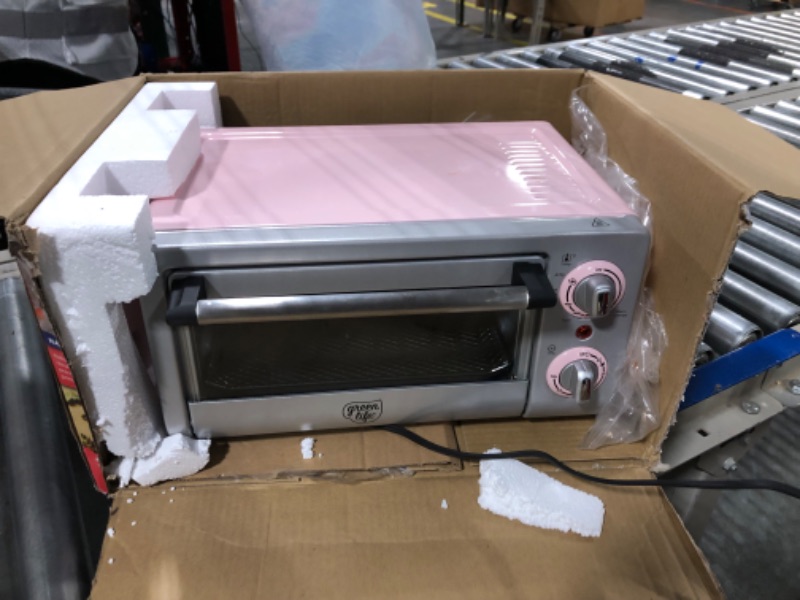 Photo 1 of BLACK+DECKER 4-Slice Toaster Oven with Natural Convection, Stainless Steel, TO1760SS