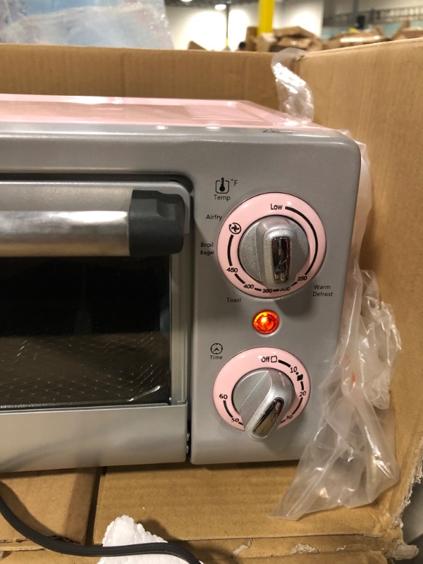 Photo 1 of BLACK+DECKER 4-Slice Toaster Oven with Natural Convection, Stainless Steel, TO1760SS