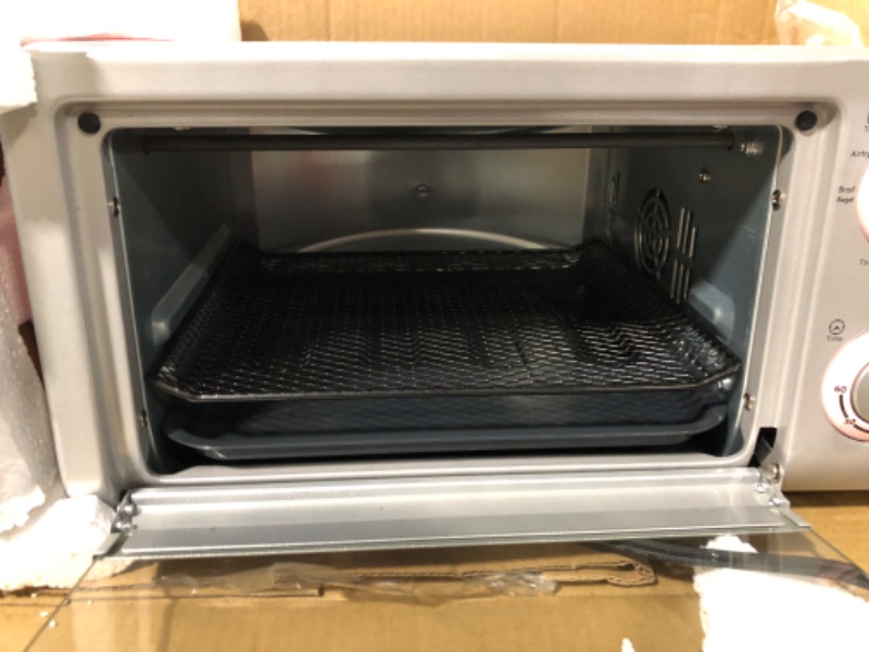 Photo 1 of BLACK+DECKER 4-Slice Toaster Oven with Natural Convection, Stainless Steel, TO1760SS