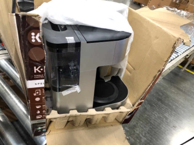 Photo 3 of Keurig K-Duo Special Edition Coffee Maker, Single Serve and 12-Cup Drip Coffee Brewer, Compatible with K-Cup Pods and Ground Coffee, Silver