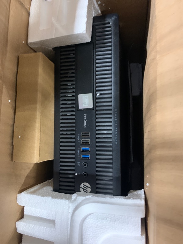 Photo 1 of HP EliteDesk 800 G1 SFF High Performance Business Desktop Computer, Intel Quad Core i5-4590 upto 3.7GHz, 16GB RAM, 1TB HDD, 256GB SSD (boot), DVD, WiFi, Windows 10 Professional (Renewed) HP Desktop