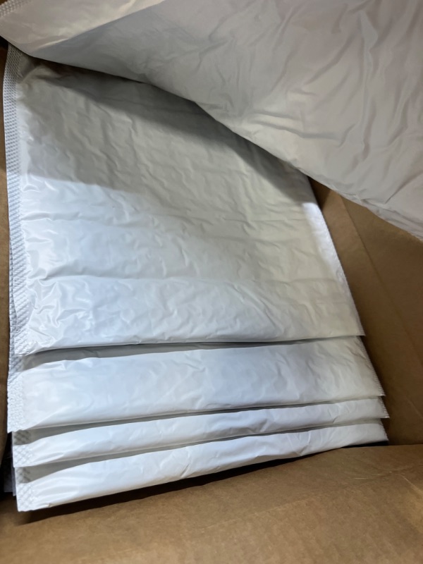 Photo 3 of ABC Poly Bubble Mailers 10.5 x 15 Inches. 25 Pack White Bubble Packaging Envelopes with Self-Seal Closure. Tear-Proof Padded Mailing Envelopes. Waterproof Padded Shipping Envelopes with Bubble Cushion 10.5" x 15" / 25 Pack