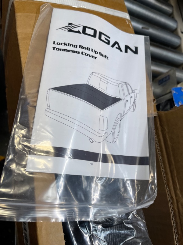 Photo 3 of Logan Tonneau Cover Soft Roll up for 2015-2023 F150,Truck Bed Covers Compatible with 2015-2023 F150 5.7FT