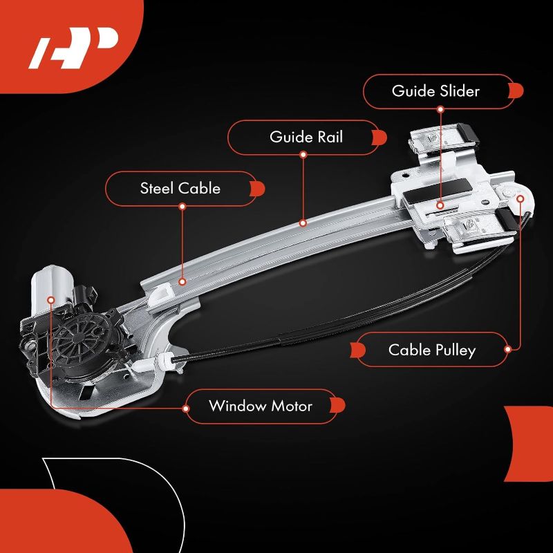 Photo 1 of A-Premium Power Window Regulator with Motor Replacement for Buick Lesabre 2000-2005 Rear Left Driver Side