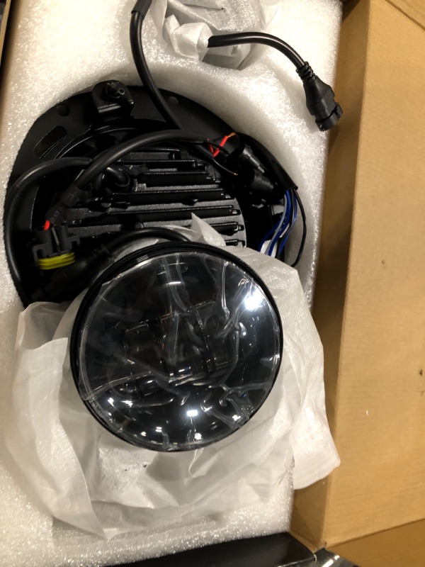 Photo 1 of Haitzu 7 inch LED Headlight Motorcycle Passing Lamp Fog Lights Kit for Harley Davidson Touring Road King Ultra Classic Electra Street Glide Tri Cvo Heritage Fatboy Softail Slim Deluxe
