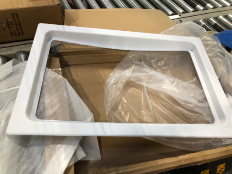 Photo 1 of KUAFU Skylight Inner Dome Compatible with 22" x 14" RV Skylight Opening w/Clear Window Plastic White