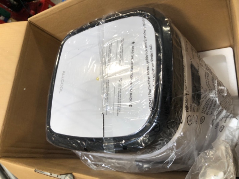 Photo 1 of Air Fryer, ALLCOOL Airfryer Oven 8QT Large Air Fryer 1700W 8-in-1 with Touch Screen Air Fryers Dishwasher Safe Nonstick Basket Freidora de Aire 36 Recipes BPA & PFOA Free White Air Fryer