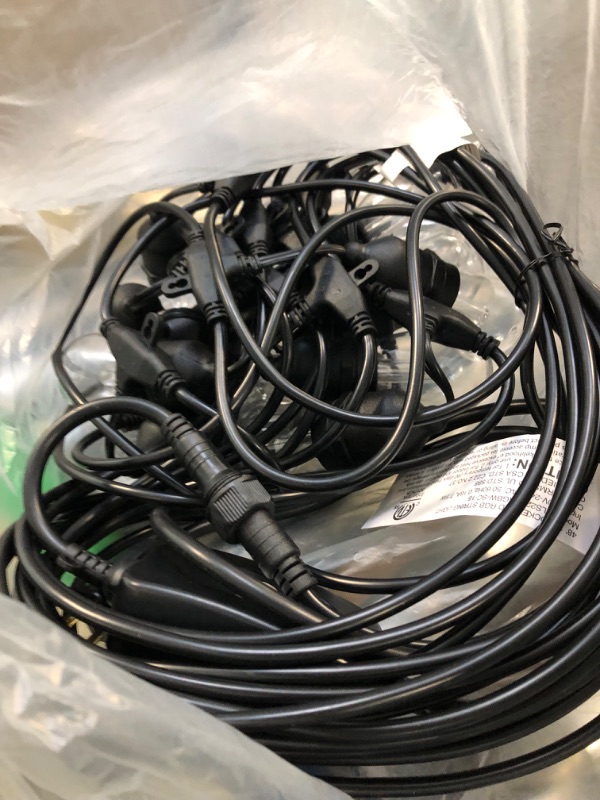 Photo 1 of 2-Pack 48FT Colored Outdoor String Lights