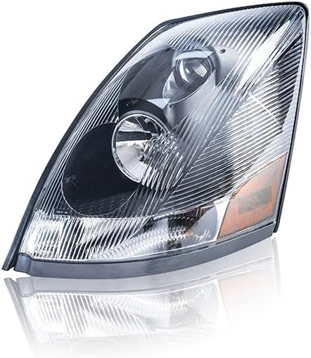 Photo 1 of GUO SHI Headlights Fits Volvo 2004-2017 VN VNL, Driver Side Left, Black Housing