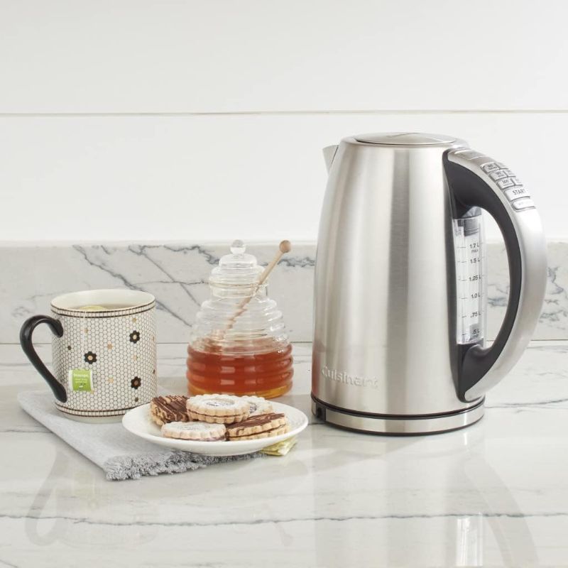 Photo 1 of Cuisinart 1.7-Liter Stainless Steel Cordless Electric Kettle with 6 Preset Temperatures