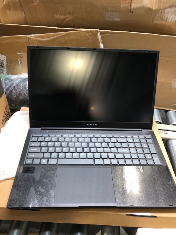 Photo 4 of SGIN 17 Inch Laptop, Laptops with 4GB RAM 128GB SSD, Intel Celeron Quad Core Processor, 1920 * 1080 IPS Display,Mini HDMI, Bluetooth, WiFi, 2*USB, 512GB Expansion