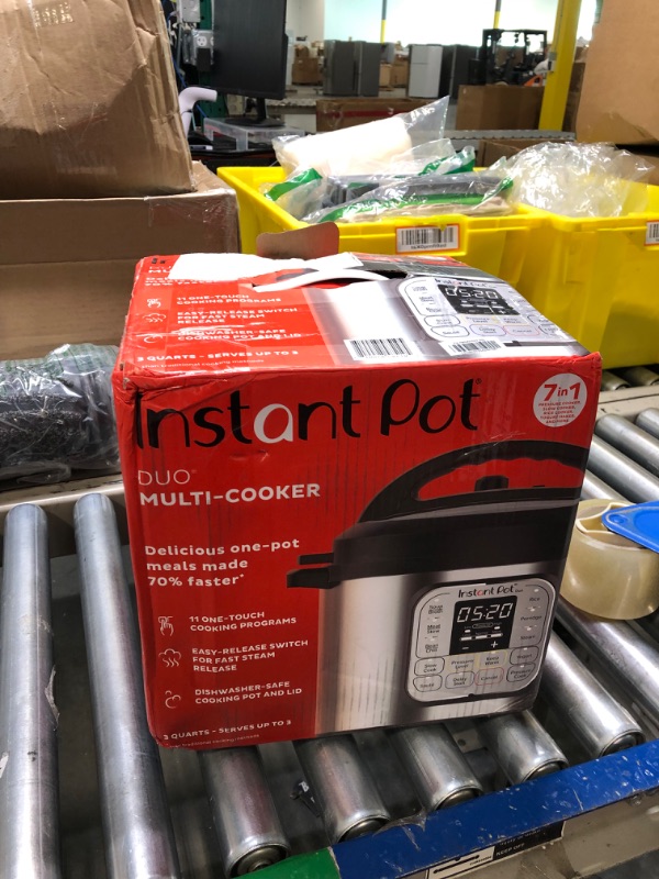 Photo 2 of Instant Pot Duo Mini 3-Quart Multi-Use Pressure Cooker