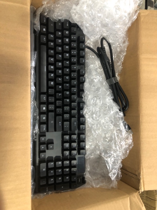 Photo 1 of SteelSeries Apex Pro Mechanical Gaming Keyboard – Adjustable Actuation Switches & Aerox 5 - Lightweight Gaming Mouse - 18000 CPI - TrueMove Air Optical Sensor -Ultra-lightweight Water Resistant Design