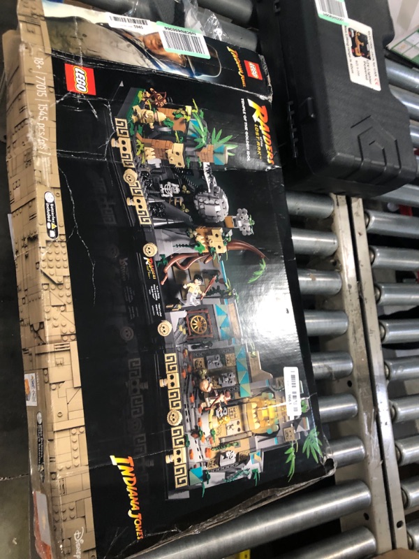 Photo 1 of LEGO Indiana Jones Temple of The Golden Idol 77015 Building Project for Adults, Iconic Raiders of The Lost Ark Movie Scene, Includes 4 Minifigures: Indiana Jones, Satipo, Belloq and a Hovitos Warrior