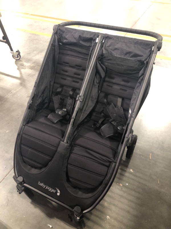 Photo 1 of Baby Jogger City Mini GT2 All-Terrain Double Stroller, Jet , (Pack of 1) City Mini GT2 Double Stroller Jet