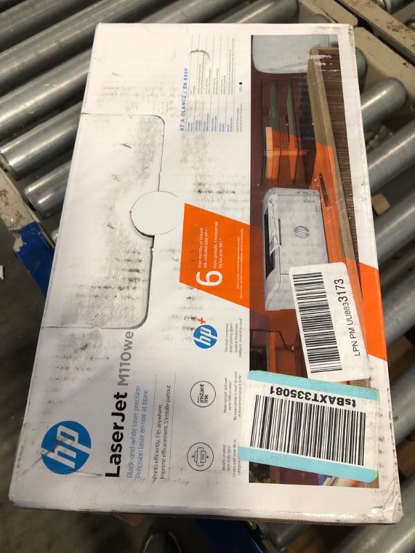 Photo 1 of HP LaserJet M110we Wireless Black and White Printer with HP+ and Bonus 6 Months Instant Ink (7MD66E) New Version: HP+, M110we