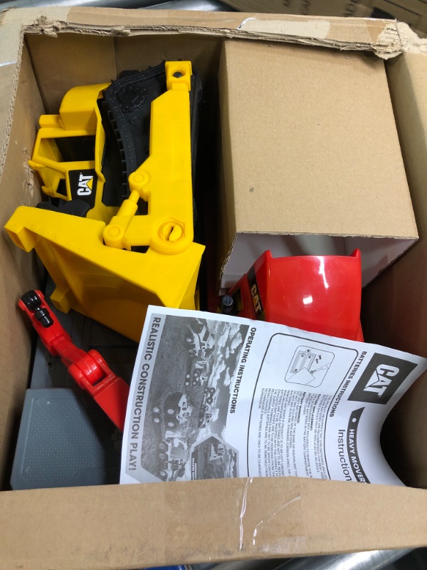 Photo 1 of CatToysOfficial, CAT Construction Heavy Movers, Semi Firetruck and Trailer, with Bulldozer, Lights & Sounds, Ages 3 and up