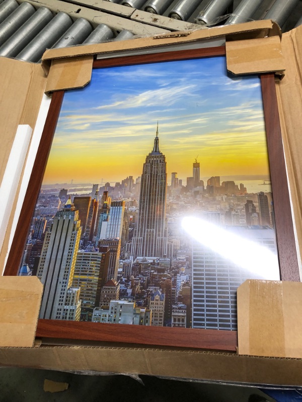 Photo 3 of 4.4 4.4 out of 5 stars 1,734 Reviews
Frame Amo Walnut Brown 17x22 Picture or Poster Frame, 1 inch Wide Border, Smooth Finish, Acrylic Front